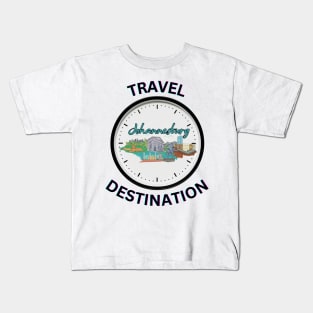 Travel to Johannesburg Kids T-Shirt